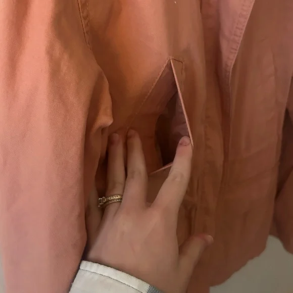 Universal Thread Women's Peach Utility Jacket - Picture 4 of 9